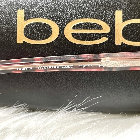 Bebe Eyeglasses Frames Eyewear Pink & Bebe Case - Picture 4 of 7